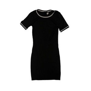 Black Sporty Bodycon Dress